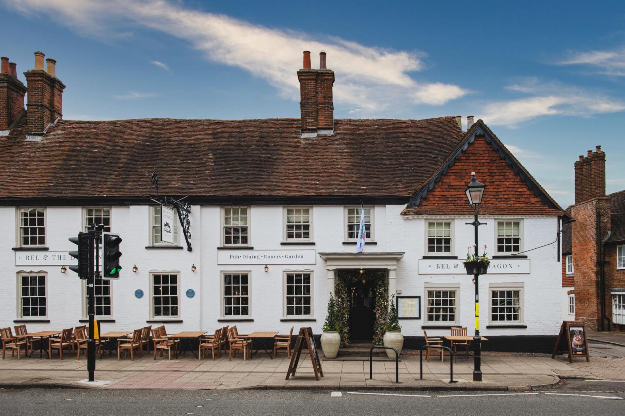 Hotel Bel And The Dragon-Odiham Exterior foto